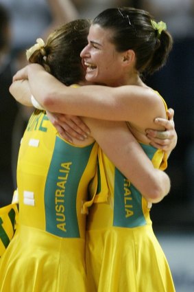 Kathryn Harby-Williams during her playing days with the national team.