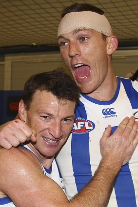 'Hasn't sunk in': Harvey and Petrie in better times.
