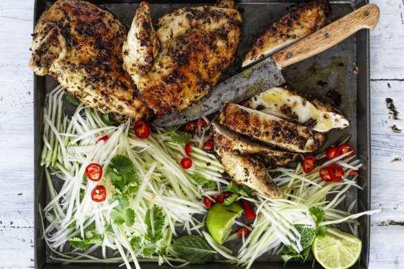 This marinade works with any meat (especially chicken, pictured).