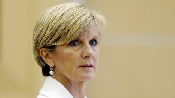 Foreign Affairs Minister Julie Bishop (pictured) and Communications Minister Malcolm Turnbull both criticised the way Mr Abbott conducted the debate.