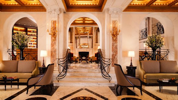 The sumptuous lobby.