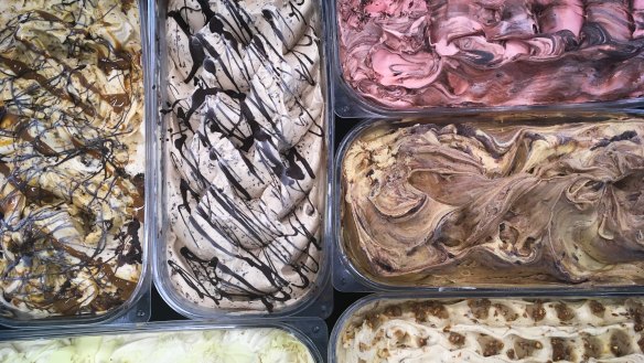 Even the gelato gets in on the peanut butter action. 