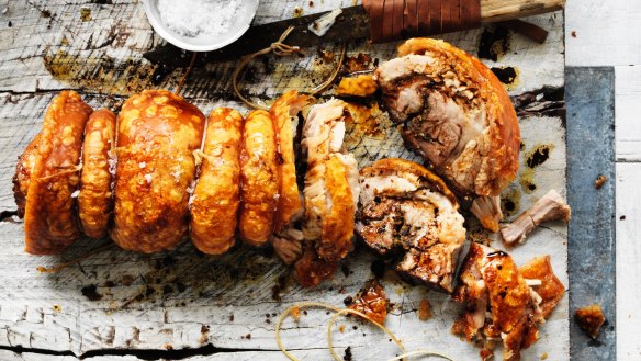 Crispy skinned porchetta - just don't dare describe it as crispy.