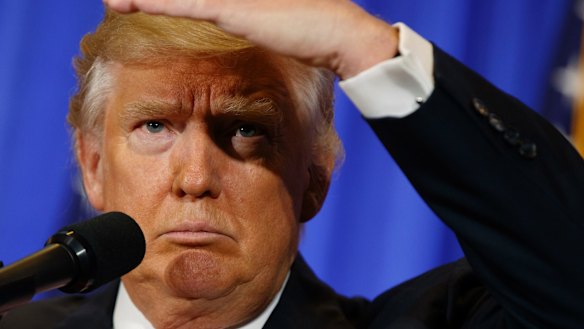 Donald Trump: What other world leader spent the evening watching a schlocky entertainment awards show and shouting at the television?