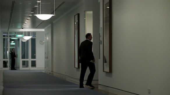 It took Tony Abbott and his staff a number of days to vacate the Prime Minister's Office at Parliament House.