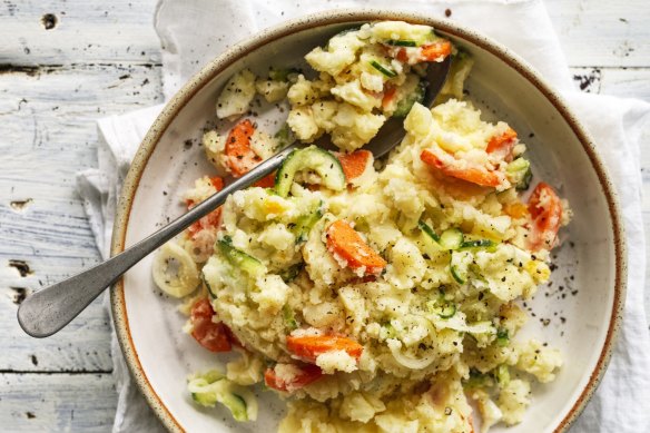 Break out the masher for this Japanese-style potato salad.