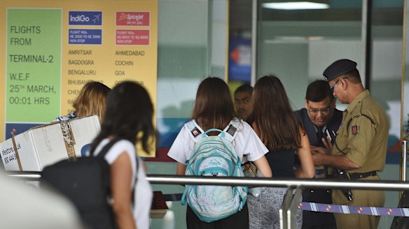 Airport security at Udaipur is very tight and managed by the military as elsewhere in India. 