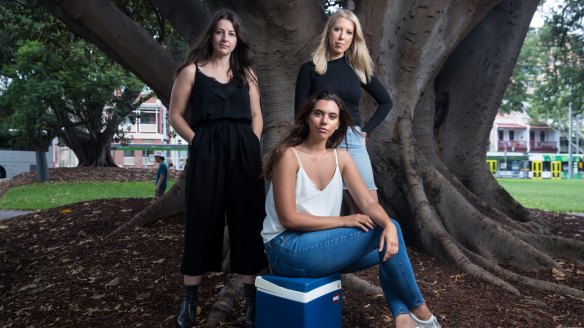 Elise Mason, Eleanor Baillieu and Erin Boutros from Empty Esky.