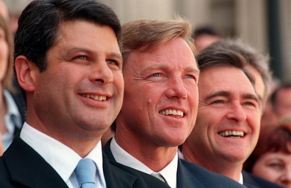 Then Victorian premier Steve Bracks, John Thwaites and John Brumby were a formidable team.