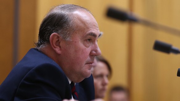 Treasury secretary John Fraser appeared before Senate estimates on Monday.