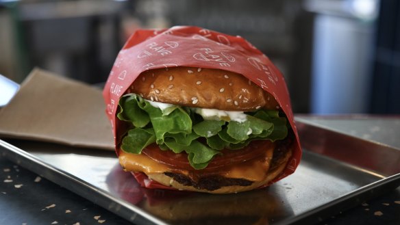 Diehard beef-lovers won't be disappointed by the burgers, such as the Classic Flave.