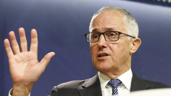 Prime Minister Malcolm Turnbull when he announced the creation of the new Independent Parliamentary Expenses Authority.