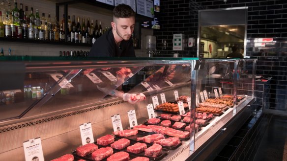 Pick the meat that will grace your plate at Macelleria.
