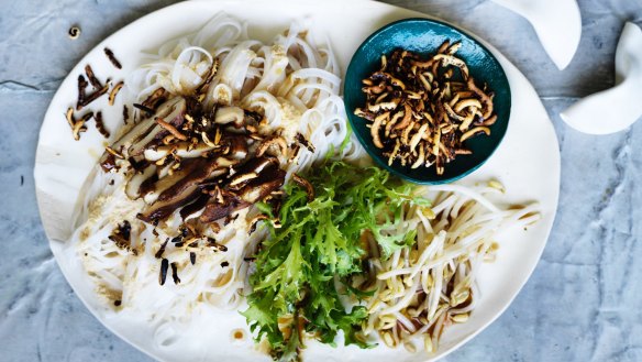 This noodle dish, using traditionally long noodle strands, represents longevity.