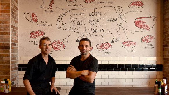 Short Black:
Marcelleria in Bondi.
Pictured are owners Andy Anthony and Peter Zaidan
16th June 2016
Photo: Steven Siewert