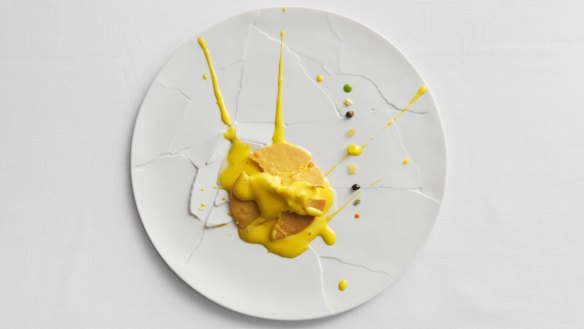 The legendary 'Oops I dropped the lemon tart' dish from number one restaurant, Osteria Francescana.