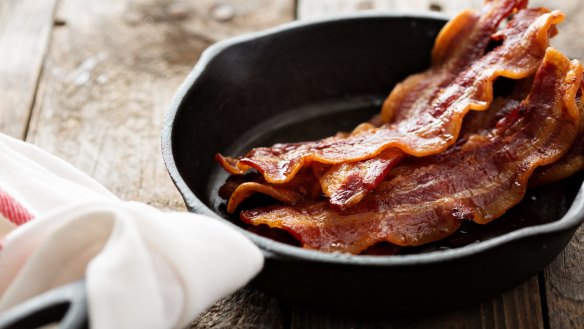 The smell of fried bacon can trigger many memories.