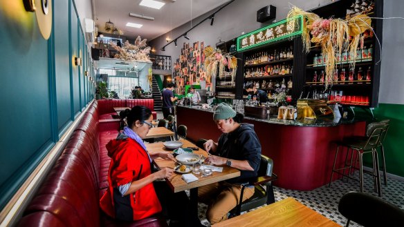 The casual and colourful Mongkok Tea House is open for brunch and dinner.