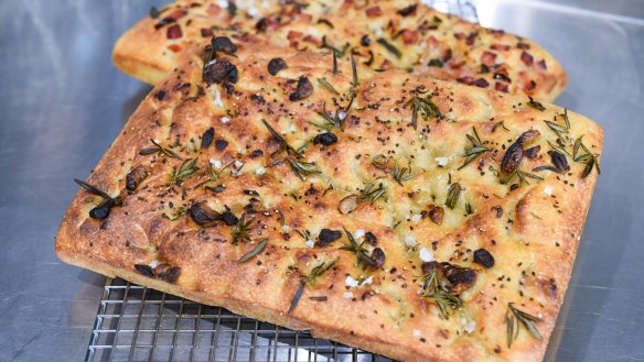 Rosemary and garlic foccacia.