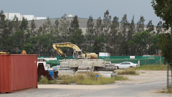The former James Hardie site in Camellia, pictured here in 2012.