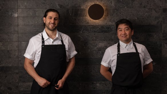Chefs Daniel Natoli and Adrian Li at La Madonna.