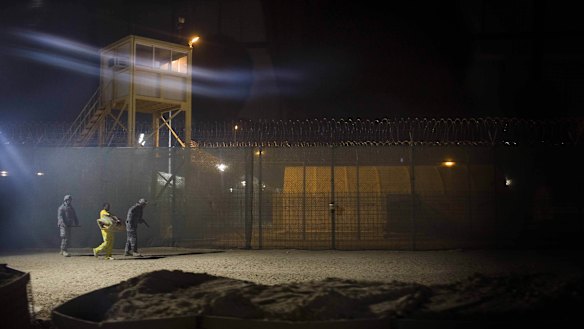 'There was always the potential that detainees would become more radical': Camp Bucca in 2008.