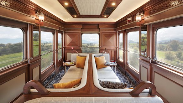 Kildare, the observation car and the contemporary train's communal hub, felt elegantly understated. 