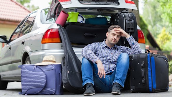 With young kids, even for a short trip the car is chock-a-block with stuff.