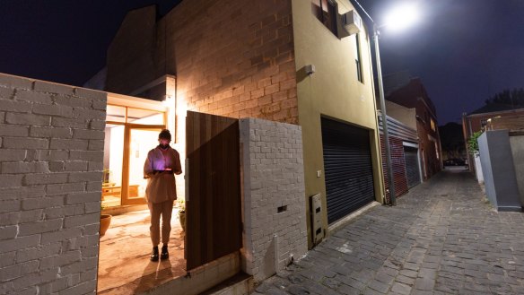 Enter via laneway: Enter Via Laundry in Carlton North.