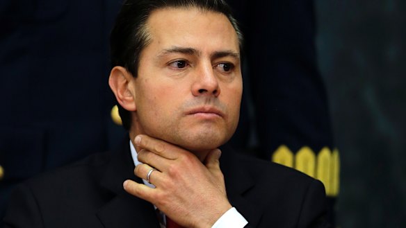 Mexican President Enrique Pena Nieto.