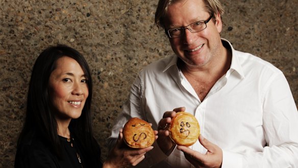Pie Face founders Betty Fong and Wayne Homschek.