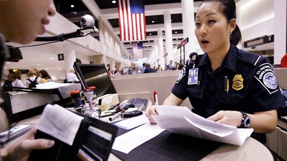 If you're paying more than $US14 to get your ESTA to enter the US, you're getting scammed.