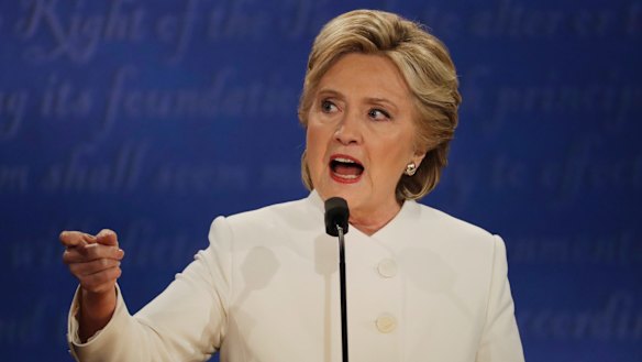 Hillary Clinton accuses Trump of mistreating women.