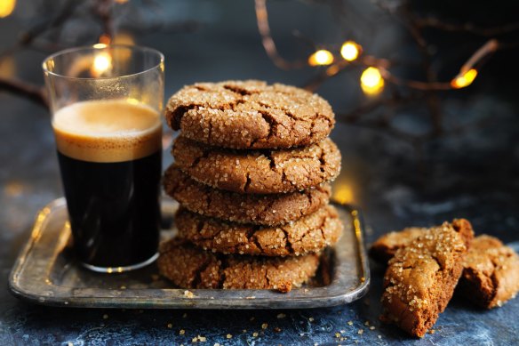 Dan Lepard's spicy chestnut ginger Christmas biscuits.
