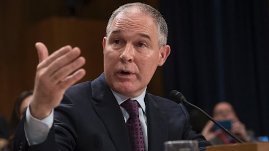 Environmental Protection Agency Administrator Scott Pruitt.