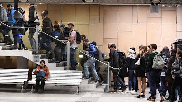 Patronage at Green Square in Sydney's inner south is estimated to have doubled in the past year.