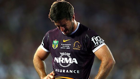 The agony: Ben Hunt reacts as the prize slips away.