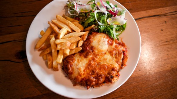 You can't have a pub without a chicken parma.