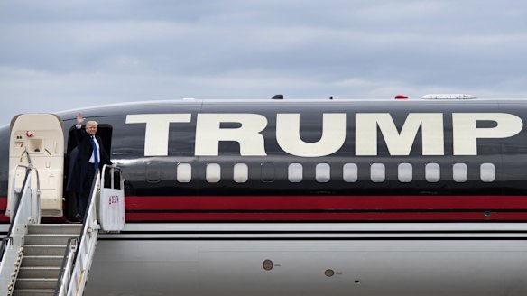 Donald Trump bucked protocol on his visit to the White House. 