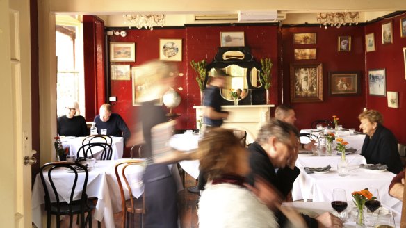 "Part members-only club and part your nan's front room": Bistro Fitz in the Old Fitzroy Pub.