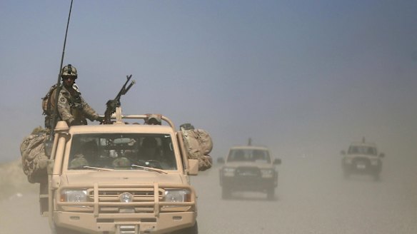 Afghan security forces in Kunduz.