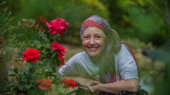 Connie Johnson at her home in Kaleen. She wants to use the Big Heart Project in Canberra on May 10 to personally meet and thank all her supporters.