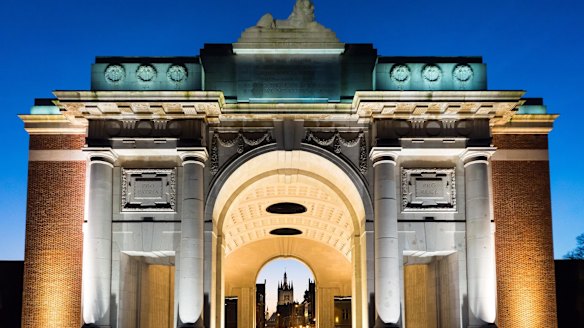 Menin Gate's Memorial to the Missing in Ypres.