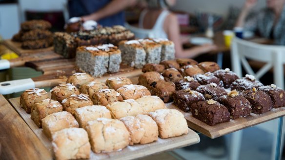 Baked goods are all made in-house.