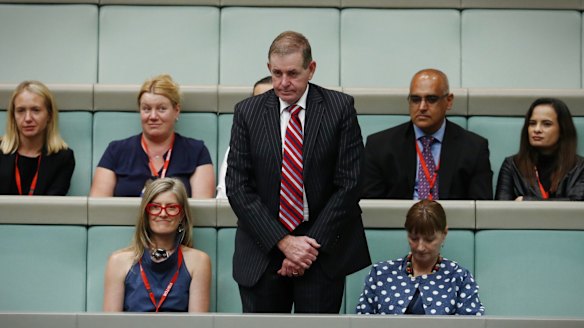 Peter Slipper listens in to question time.