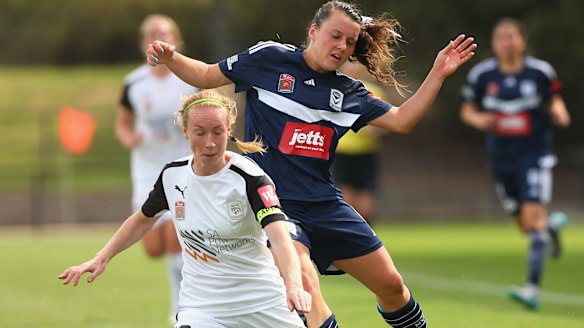 Hayley Raso (right) says the strike action was worth it.