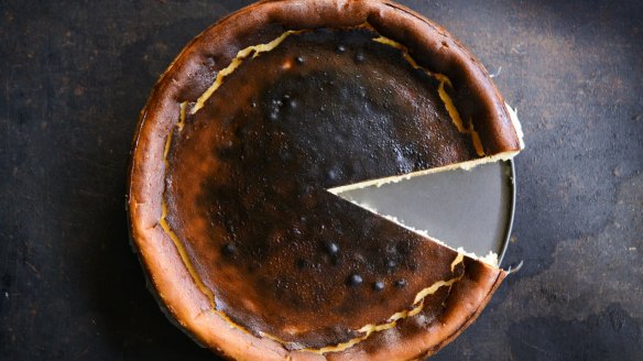 The Basque cheesecake from Melbourne's Marion.