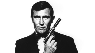 George Lazenby as 007. Photo: ScreenSound Australia