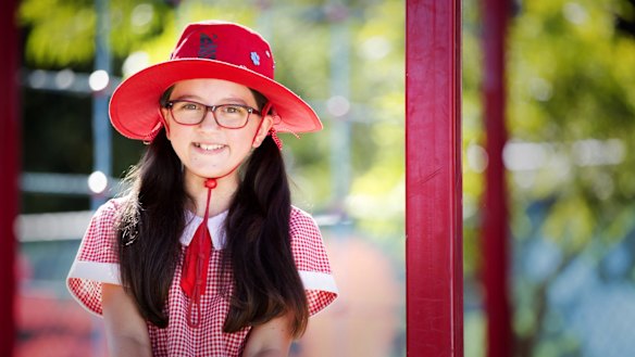 Officious Debra-Jo (Faith Seci) is one of the primary school-aged subjects in mockumentary <i>Little Lunch</i>.