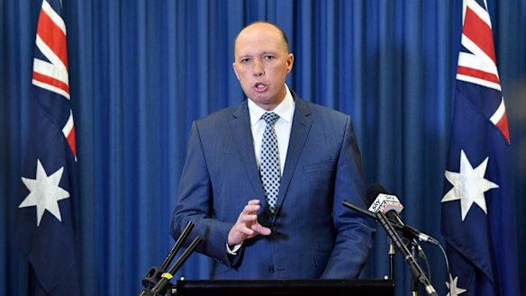 Peter Dutton will head the new Home Affairs ministry.